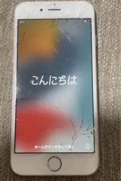 Apple iPhone 6s 本体　シルバー　画面割れ　ジャンク　32GB