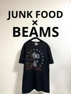 BEAMS別注 JUNK FOOD スヌーピー Tシャツ USA製 L 2012のサムネイル
