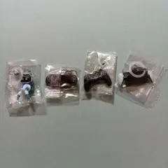 PlayStation めじるしアクセサリー ミニチュアマスコット ホワイト4点