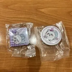 くら寿司 ちいかわ モモンガ マグネットと缶バッジセット