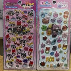 パワーパフガールズ ほっぺちゃん プチドロップステッカー シール 新品未開封