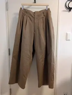 GU ‪× beautiful people コラボ タックワイドパンツ XL