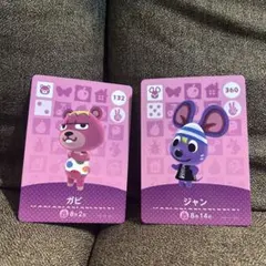 【匿名配送】あつ森 amiibo ガビ ジャン あつまれどうぶつの森