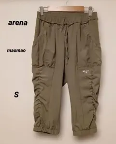 美品【arena】アリーナ　maomao　浅田真央 トレーニングパンツ　七分丈
