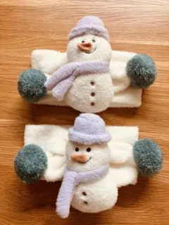 3COINS キッズ　クリスマス　マフラー　2個セット