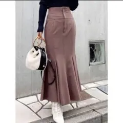 マーキュリーデュオストレッチツイルマーメイドスカート
