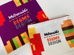 【新品未使用】マクドナルドBEAMSポーチ＆クリーナークロス