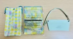TORACO チケットフォルダー×エコバッグ×ドリンクカップホルダー 3点セット