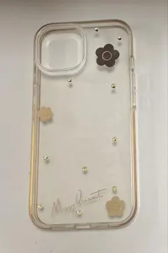 MARY QUANT iPhone15ケース クリア デイジー