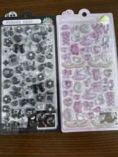 BONBON DROP シールセット 黒とピンク バレリーナ 国内正規品
