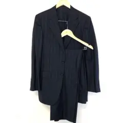 VERSACE ヴェルサーチ スーツ セットアップ ストライプ ウール 46R