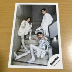 Snow Man 向井康二 ラウール 目黒蓮 3ショット公式写真 3枚セット