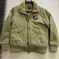 冬服/ミリタリージャケット/メンズ /MA-1 /XL / ベージュ　瞬間セール