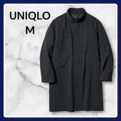 【新品】ユニクロ ブラック ウィンドプルーフ2WAYコートM オーバーサイズ