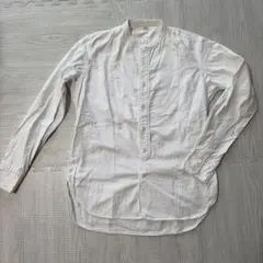 AUX CISEAUX D'ARGENT 24ss スタンドカラーリネンシャツ - メルカリ