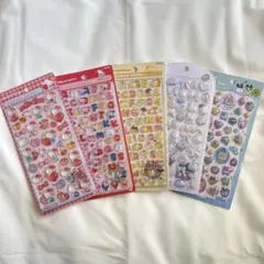 【新品未使用】ボンボンドロップシール プチドロップシール 5枚セット