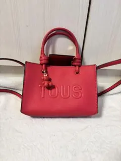 TOUS ショルダーバッグ ピンク｜ミニサイズ｜斜めがけのサムネイル