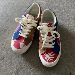 VANS LAMPIN クレイジーパターン ドッキング RED 23.5cm