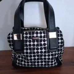 ケイト・スペード ハンドバッグ　総柄　ブラック