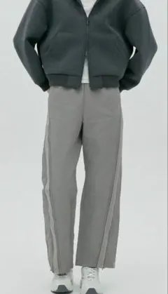 H&M ナイロンラインパンツ