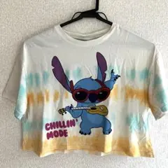 ZARA スティッチ　タイダイ柄Tシャツ