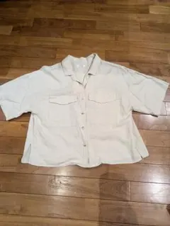 LOWRYSFARM 麻混オーバーサイズシャツ