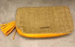 ◆麦わら風クラッチバッグ