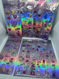 シャカシャカシール　7枚セット 平成レトロ　S5