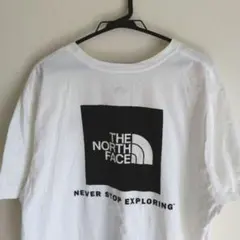 THE NORTH FACE ホワイト Tシャツ BIGBOXバックロゴ 2XL
