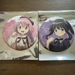 魔法少女まどか☆マギカ ドンキ　コラボ　缶バッジ　まどか　ほむら