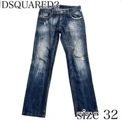 大きいサイズ✨ DSQUARED2 ディースク デニム ダメージ加工 46のサムネイル