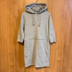 【E hyphen world gallery】スウェットワンピース　灰　F