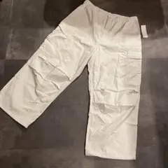 ジーユー スーパーワイドカーゴパンツ ナチュラル XXL