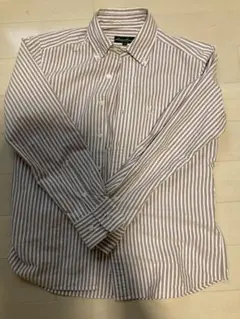 Eddie Bauer ストライプ柄 長袖シャツ
