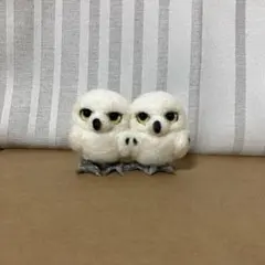 せみまゆ師匠＆シュウマ坊〜不条理への闘い〜 ハンドメイド 小物 羊毛 