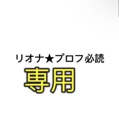リオナ★プロフ必読専用