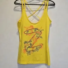 zumbaWEAR タンクトップ キャミソール イエロー ズンバのサムネイル