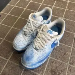 Nike Air Force 1 ブルー/ホワイト スニーカー