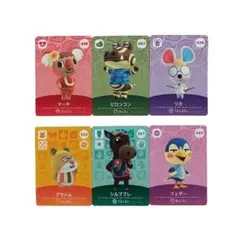 どうぶつの森 amiiboカード 6枚セット 別売り可〇