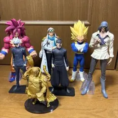 ドラゴンボール、呪術廻戦、ワンピース、一番くじ、プライズフィギュア　7点　箱無し