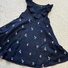 Bebe 130 お花刺繍ノースリーブワンピース