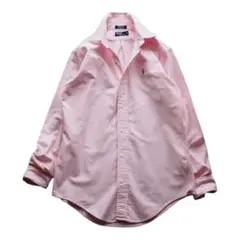 ラルフローレン USA製 ポニー刺繍 コットン 100% シャツ ピンク