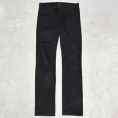 SAINT LAURENT PARIS ブラックスキニーデニム 29 エディ期 - メルカリ