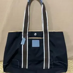 コーチ　COACH ナイロントートバッグ　ブラック　B4サイズ