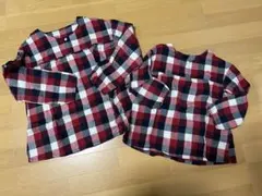 無印良品　チェック柄　チュニック　150のみ