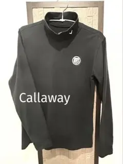 Callaway レディース モックネック 長袖シャツ ブラック