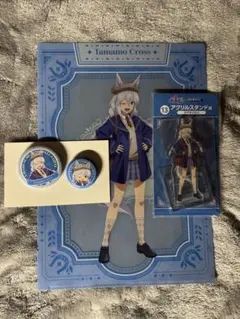 タマモクロス　アクリルスタンド　缶バッジ　クリアファイル　セット　エンタメくじ