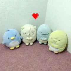 ✨️すみっコぐらしSぬいぐるみ✨ぺんぎん？ねこ＆とかげ＆ぺんぎん(本物)✨️