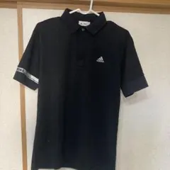 adidas 黒 ポロシャツ Sサイズ