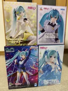 初音ミク プライズフィギュア4点セット まとめ売り - メルカリ